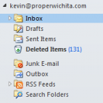RSS Folder in Outlook 2010